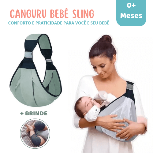 Canguru Bebê Sling • Conforto e Praticidade para Você e Seu Bebê
