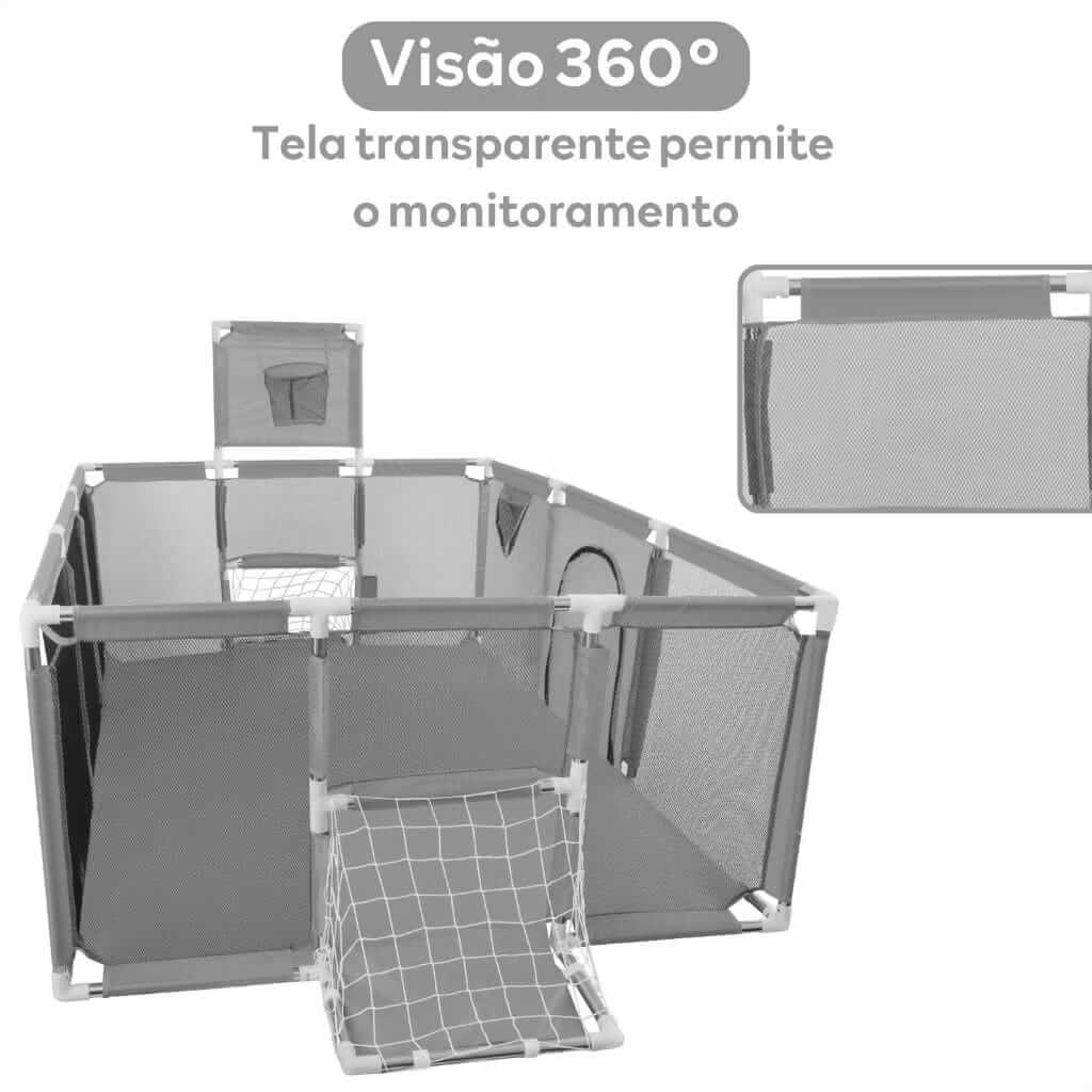 Cercado BabySafePlay™ – Segurança e Liberdade para Seu Bebê!
