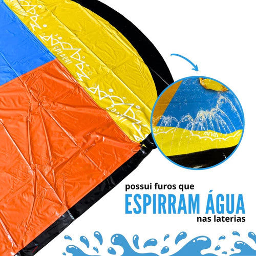 Escorregador Super Gigante Inflável - Diversão Aquática com 2 Pistas